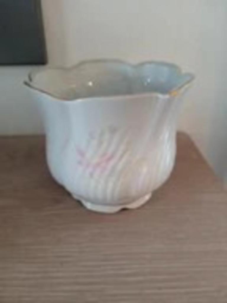 vintage keramische bloempot, Ophalen of Verzenden, Zo goed als nieuw