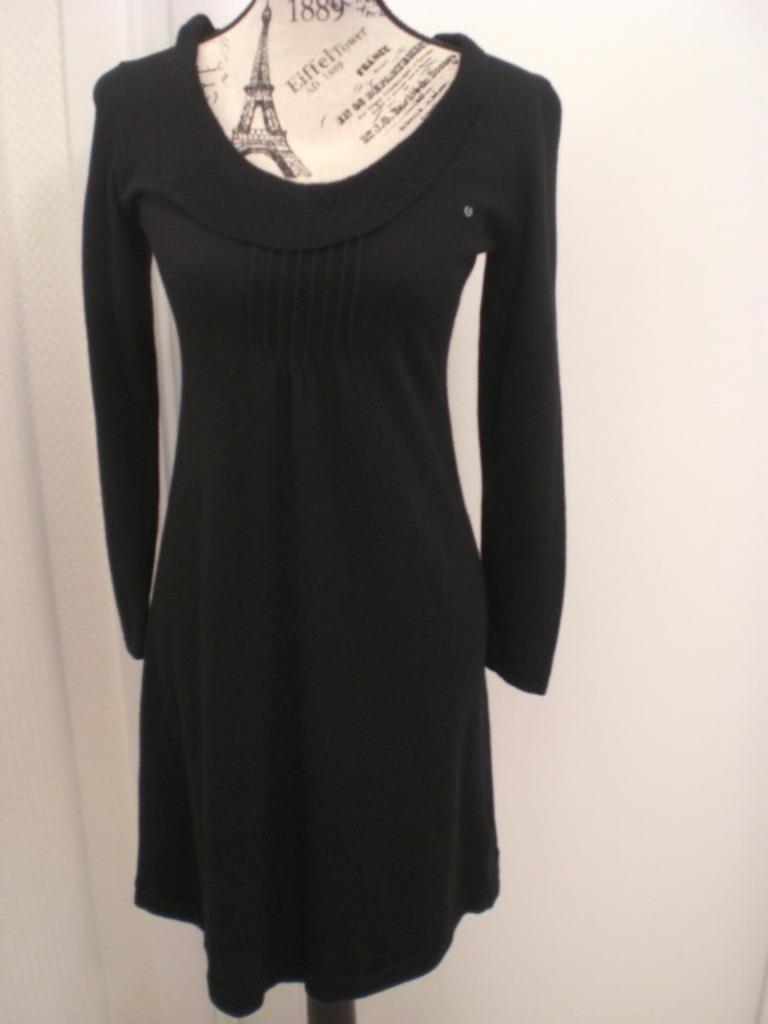 Robe Noire Laine SIMLAN T.40, SIMLAN, Enlèvement ou Envoi, Porté, Taille 38/40 (M)