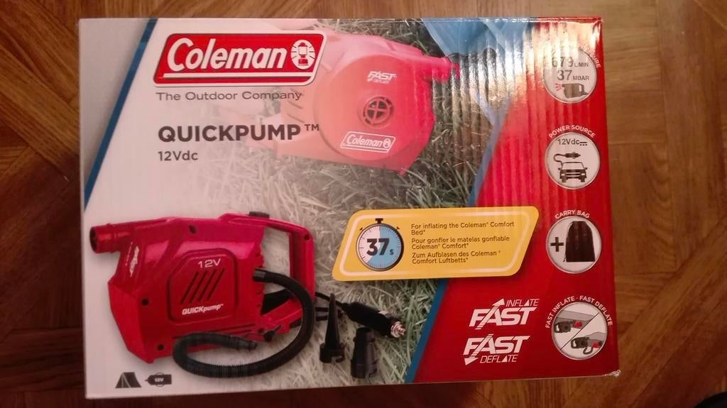 Luchtpomp van Coleman - Quickpump - NIEUW, Caravans en Kamperen, Luchtpompen, Ophalen of Verzenden, Nieuw, Elektrisch