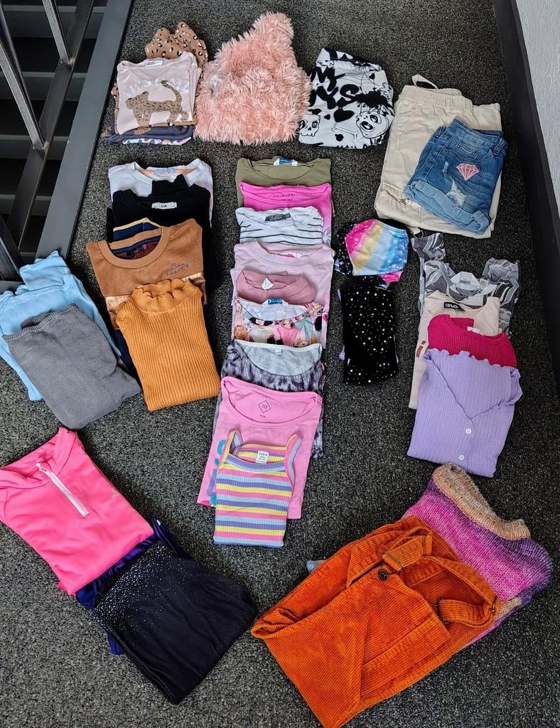 Pakket meisjeskleding 140-146, Enfants & Bébés, Paquets de vêtements pour enfants, Comme neuf, Enlèvement ou Envoi