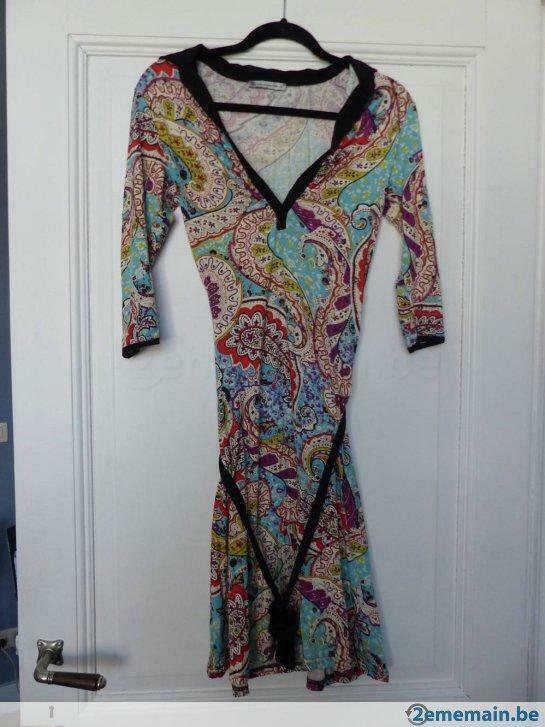 robe manches longues marque maille demoiselle taille 38, Porté