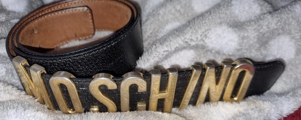 Moschino vintage riem tg 44  93cm, Ophalen of Verzenden, Zo goed als nieuw