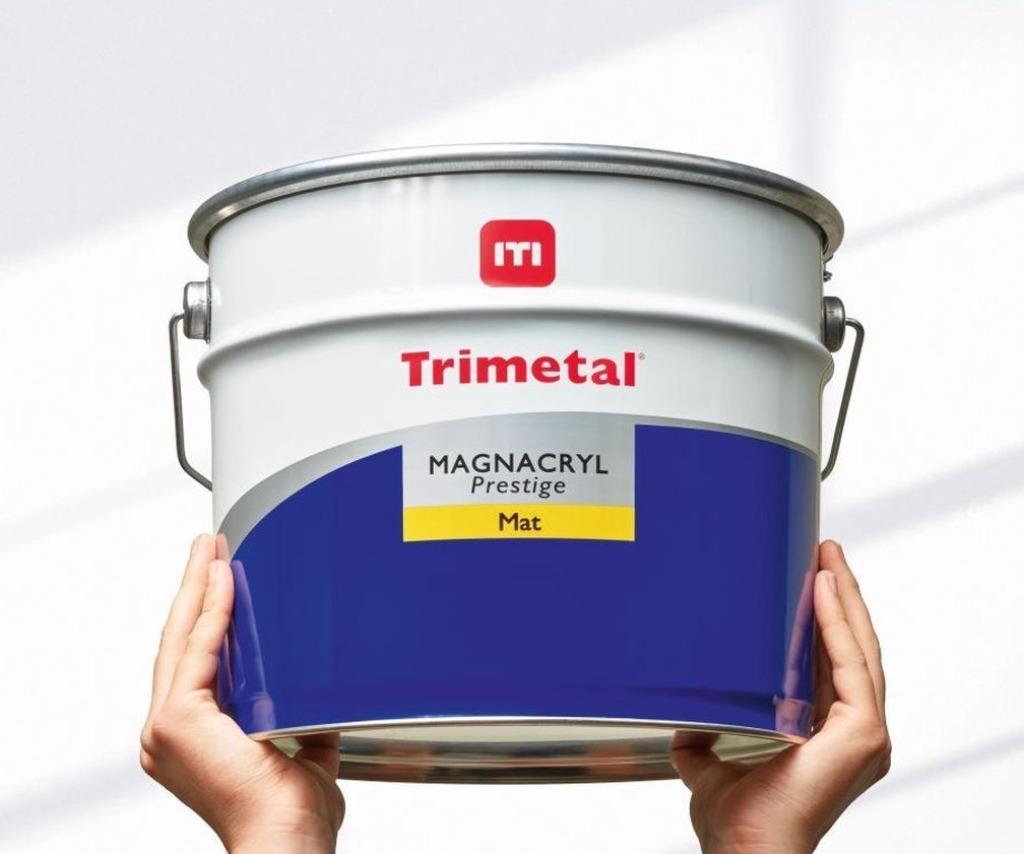 Trimetal peinture Magnacryl prestige mat, Ophalen, Wit, Nieuw, Verf