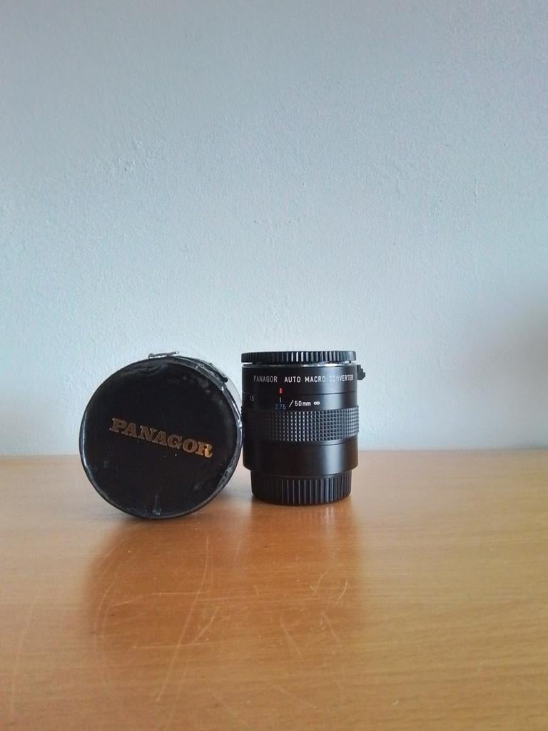 Objectif macro 1:1 - 50 mm Panagor, Enlèvement ou Envoi, Comme neuf, Objectif macro