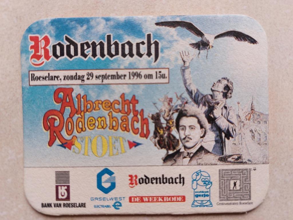 bierviltje Rodenbach Roeselare, Verzamelen, Ophalen of Verzenden