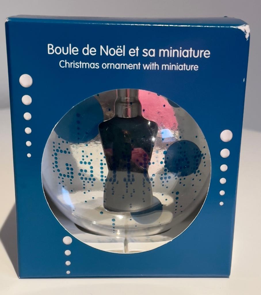 Boule de Noël et miniature Jean-Paul Gaultier, Enlèvement ou Envoi, Neuf, Miniature, Plein