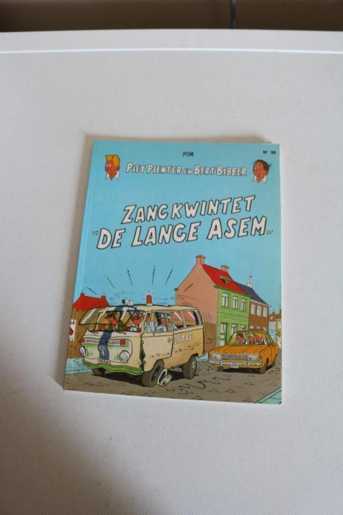 Piet Pienter Nr 38 : Zangkwintet "De lange asem" - sc - 1e d, Eén stripboek, Ophalen of Verzenden, Zo goed als nieuw, POM