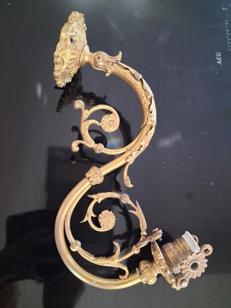 Muurlamp antiek, Antiek en Kunst, Ophalen of Verzenden