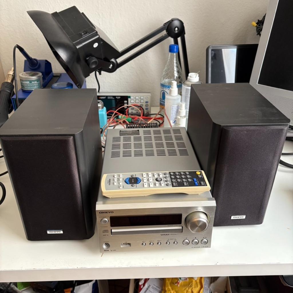 Onkyo CR-535 CD-speler set + boxen, Audio, Tv en Foto, Cd-spelers, Ophalen, Zo goed als nieuw, Overige merken, Met radio