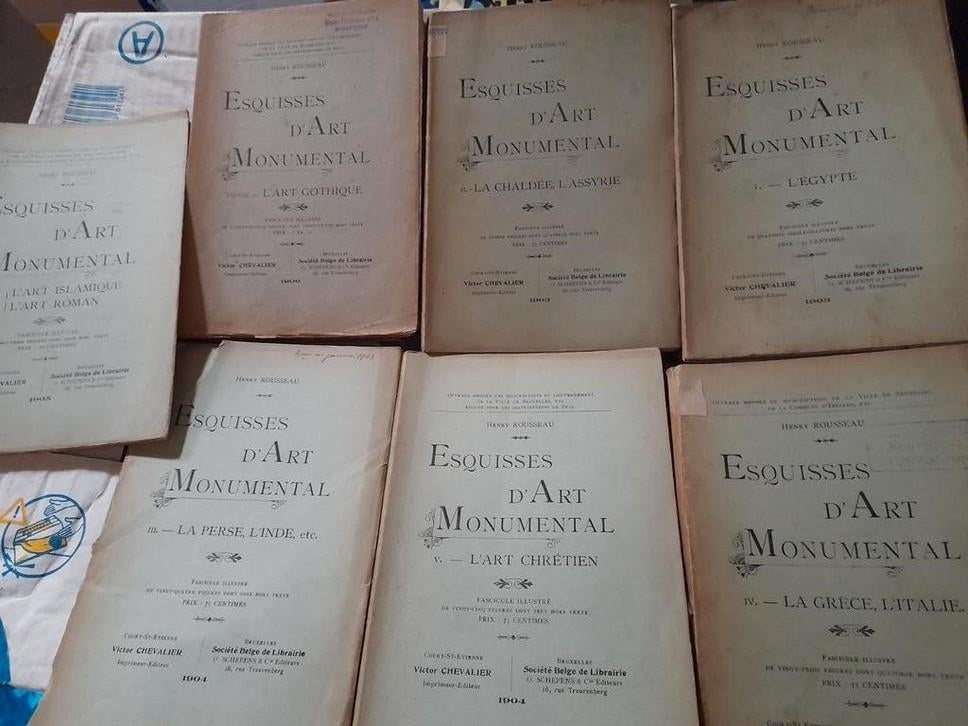 Esquisses d'art Monumental de H.Rousseau:de1903,1904,1905&06, Antiquités & Art, Enlèvement ou Envoi