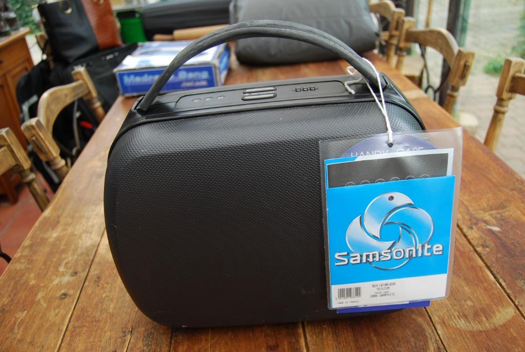 Samsonite beautycase / handy case, Enlèvement ou Envoi, Utilisé, Gris, Rigide