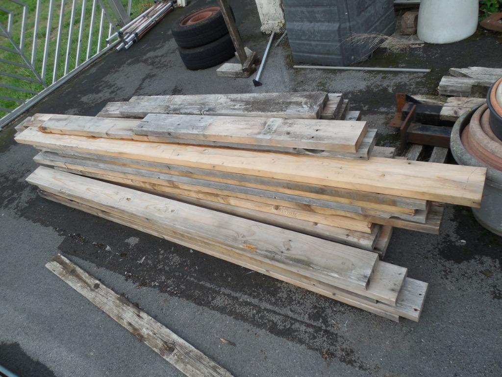 Planches bois rabotées 40x140mm, Enlèvement, Utilisé, Planche