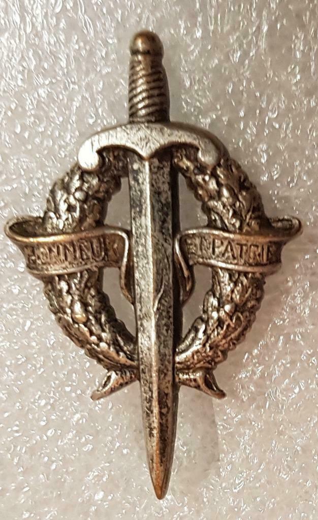 Borsthanger / Breloque  Frankrijk / France ( BF 10 ), Collections, Enlèvement ou Envoi, Armée de terre, Emblème ou Badge