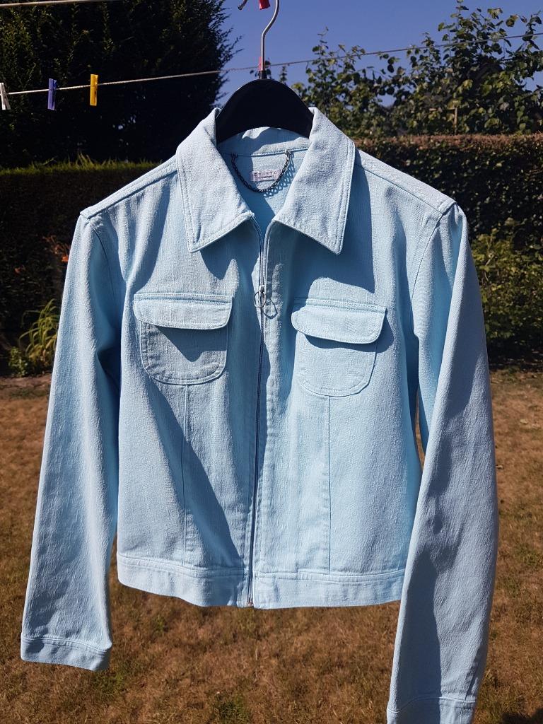 Blauwe jas, Esisto di combipel, Ophalen of Verzenden, Maat 38/40 (M), Blauw