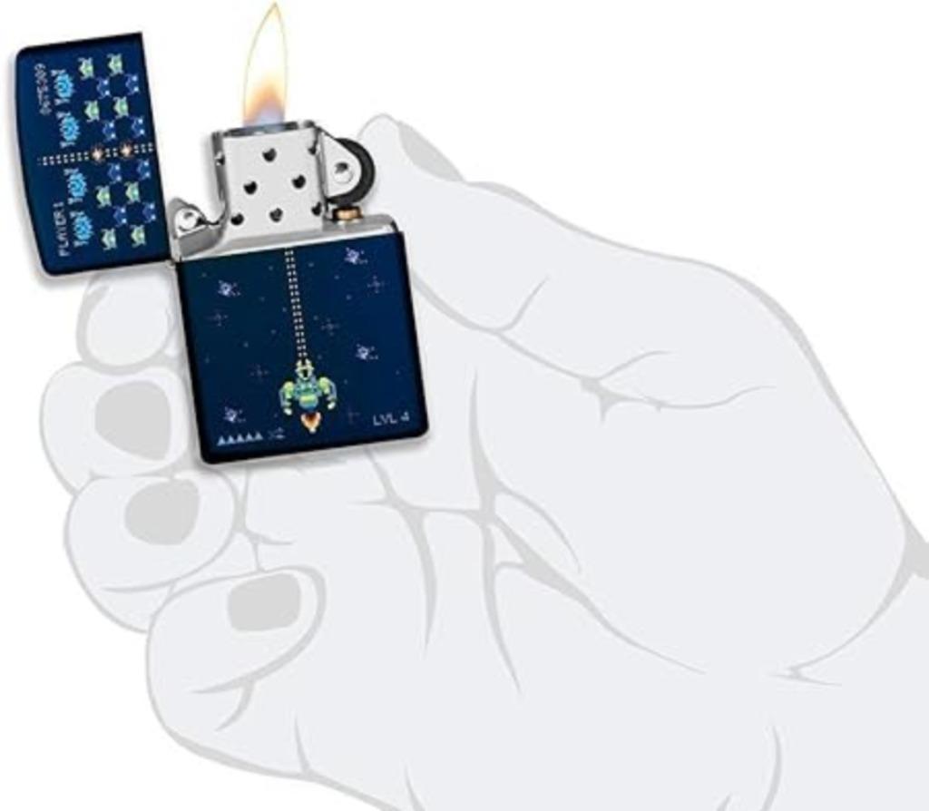 Zippo Pixel Game SNELLE GRATIS LEVERING, Verzenden, Nieuw, Aansteker