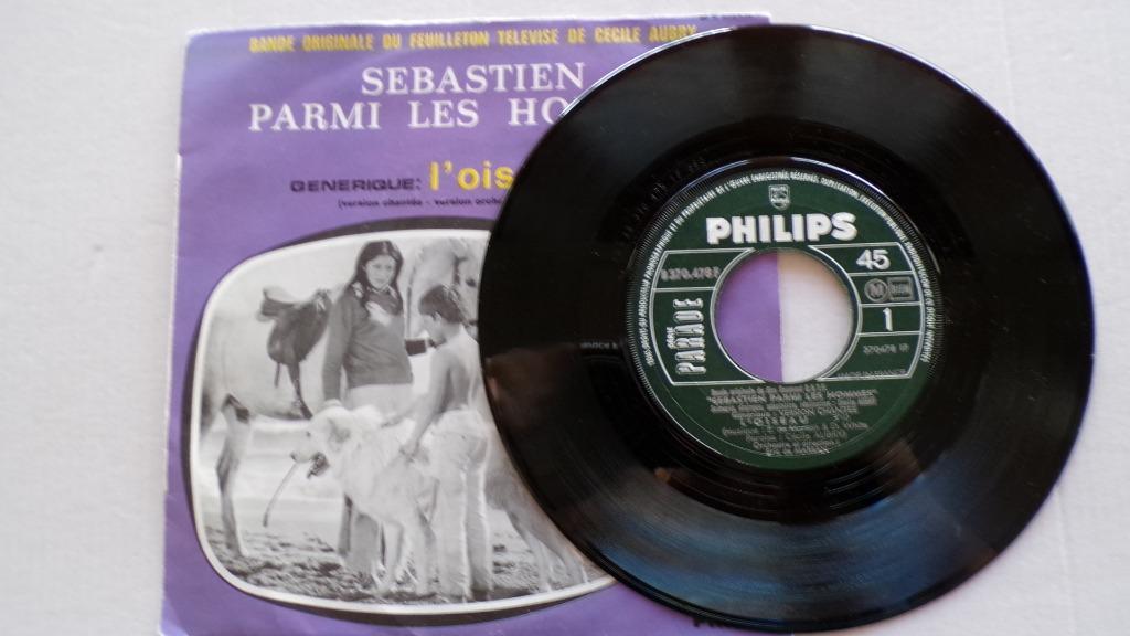 SEBASTIEN PARMI LES HOMMER - Generique TV-serie (45), Enlèvement ou Envoi, Single, Comme neuf, Musique de films et Bande son