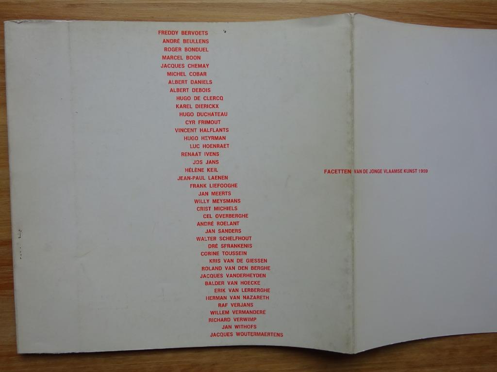 Facetten van de jonge Vlaamse kunst 1969, Ophalen of Verzenden, Gelezen, Schilder- en Tekenkunst