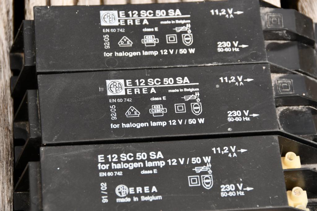 15 transfo's 220 V - 12 V, Ophalen, Gebruikt, Overige typen