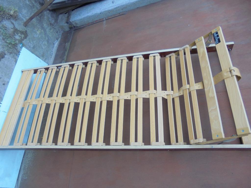 Sommier à lattoflex largeur 79 cm, Une personne, Utilisé, 200 cm, Enlèvement