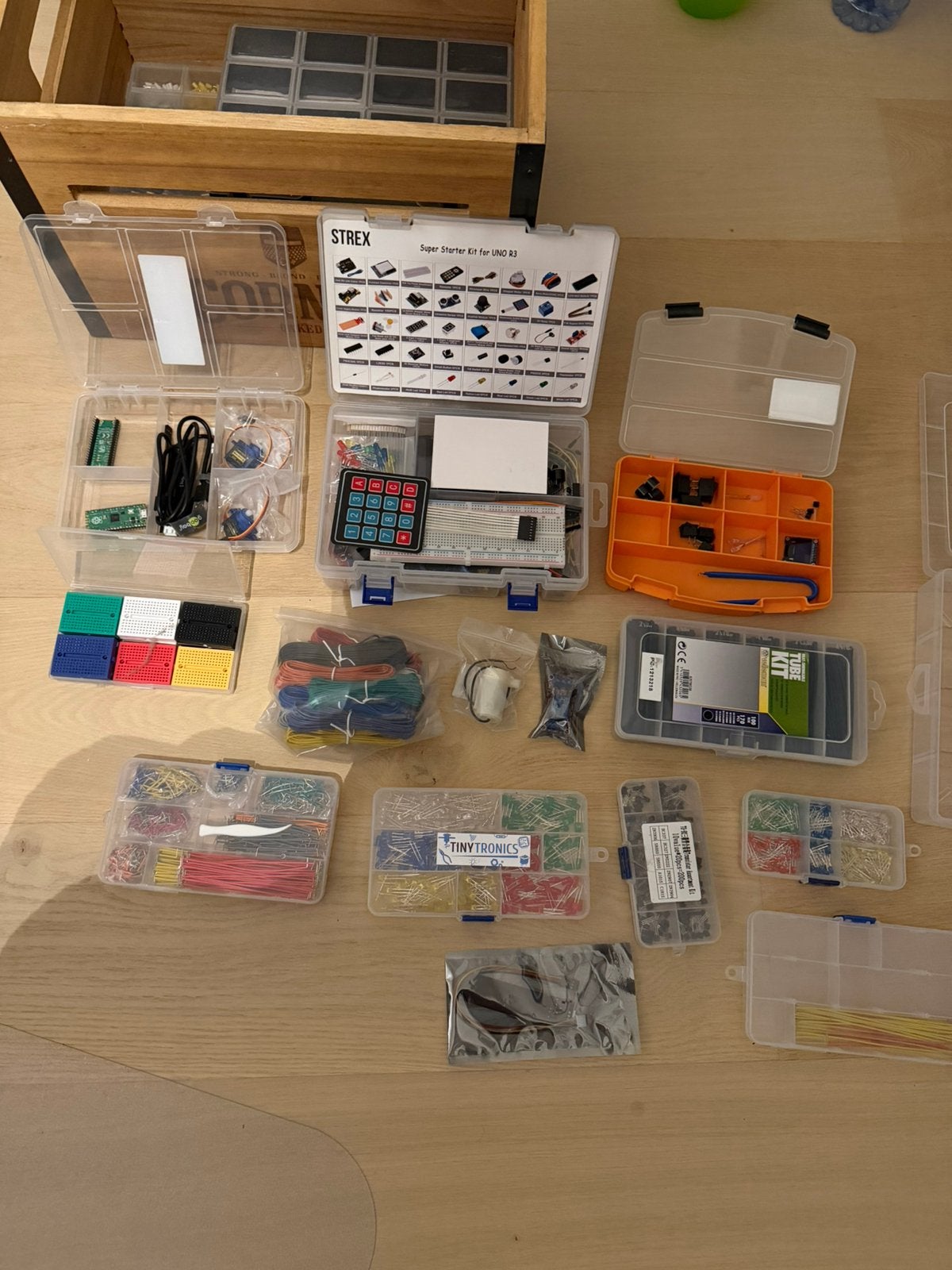 Grote Arduino/Raspberry Pi/ESP32/IoT Elektronica Set, Hobby en Vrije tijd, Elektronica-componenten, Zo goed als nieuw, Ophalen
