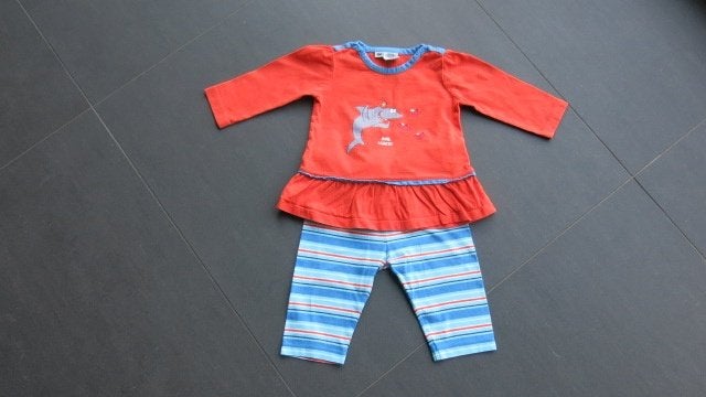 Pyjama van Woody (maat 62), Enlèvement ou Envoi, Vêtements de nuit ou Sous-vêtements, Utilisé, Fille
