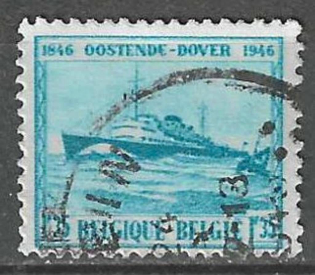 Belgie 1946 - Yvert/OBP 725a - Maildienst Oostende-Dove (ST), Verzenden, Gestempeld, Gestempeld, Scheepvaart