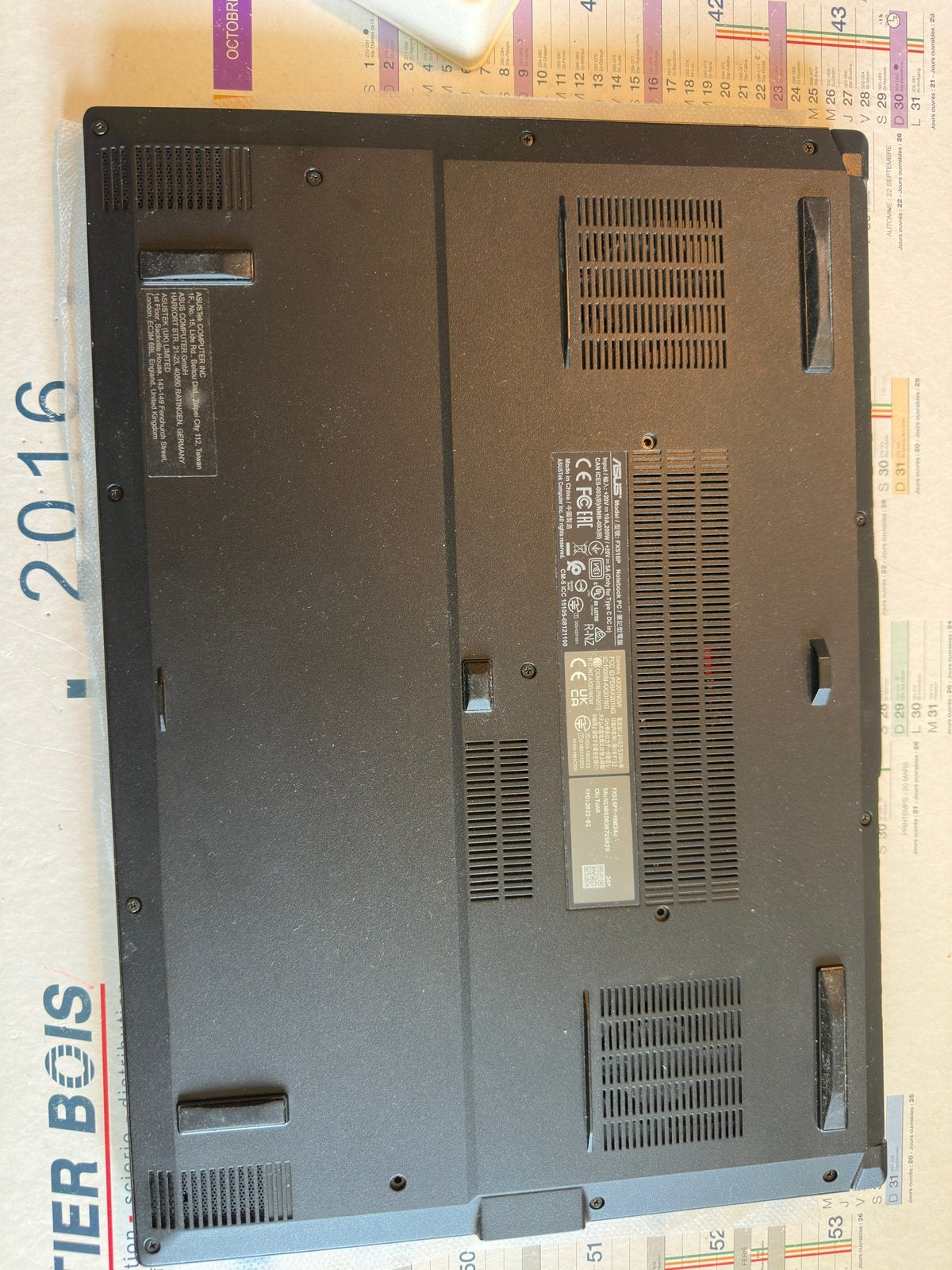 Asus tuff f15 laptop kapot voor onderdelen, Informatique & Logiciels, Ordinateurs portables Windows, Ne fonctionne pas, 16 pouces