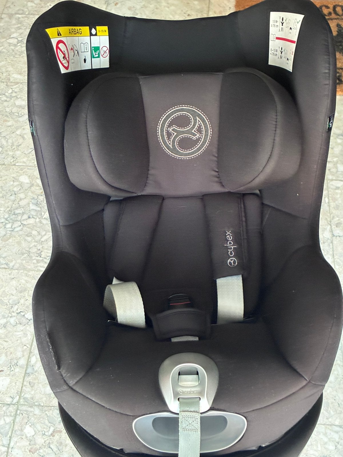 Cybex sirona Z2 i-size Deep black+isofix, Kinderen en Baby's, Autostoeltjes, Ophalen, Zo goed als nieuw