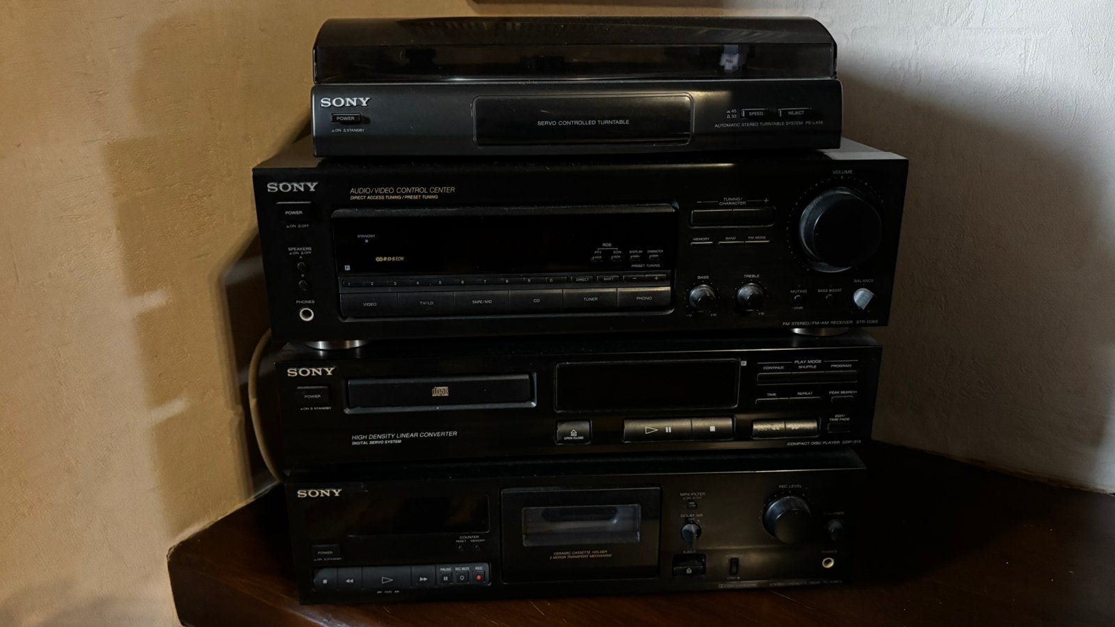 Sony stereo-installatie, Ophalen, Zo goed als nieuw