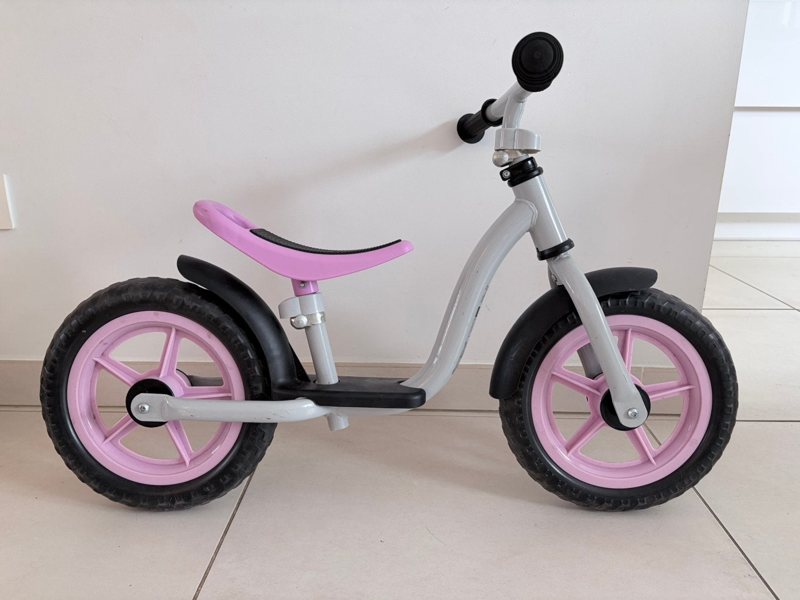 Vélo d'équilibre Playland 11 pouces pour enfants, rose/gris, Enlèvement, Comme neuf