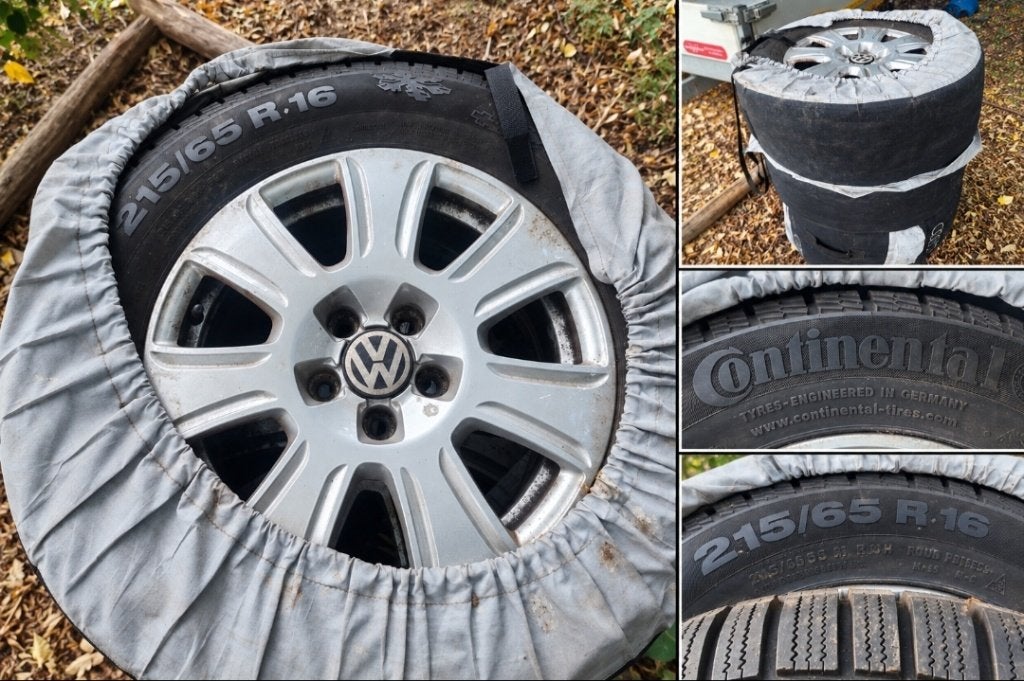 4 roues hiver continental 215/65 R16, 16 pouces, Véhicule de tourisme, Pneu(s), Enlèvement