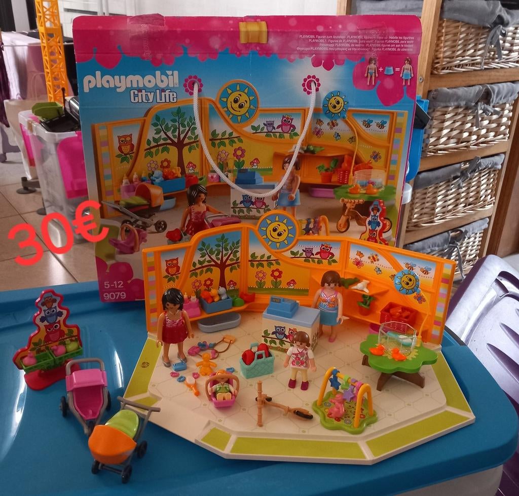 Playmobil winkel, Ophalen