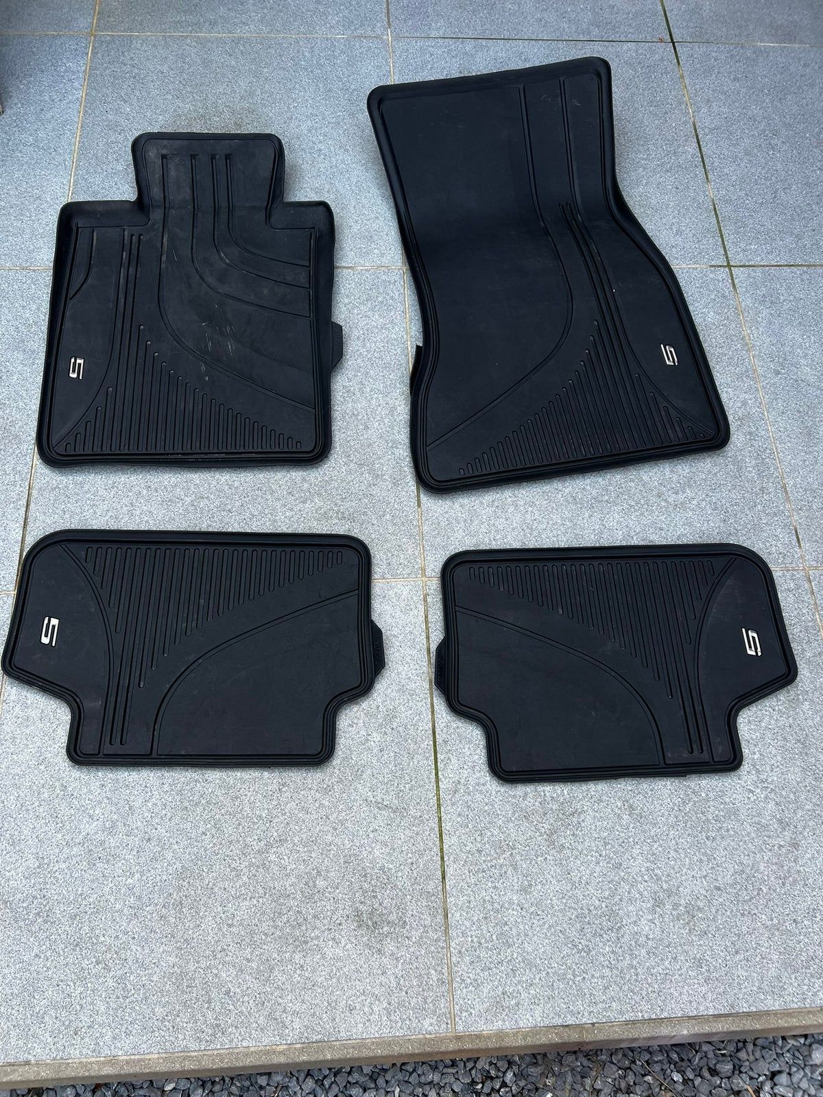 Bmw rubber matten, Ophalen, Gebruikt