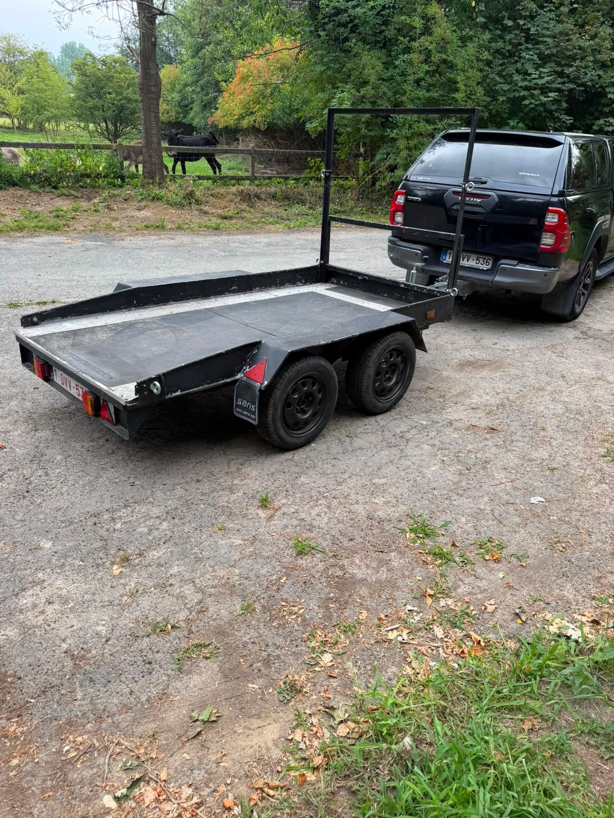 Aanhangwagen, Ophalen