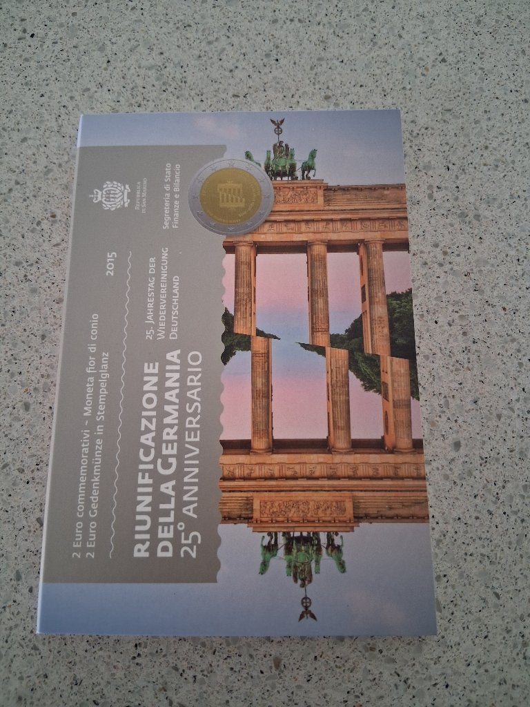 2 euro San Marino 2015 - 25 jaar Duitse hereniging, Enlèvement ou Envoi, Saint-Marin, 2 euros, Monnaie en vrac