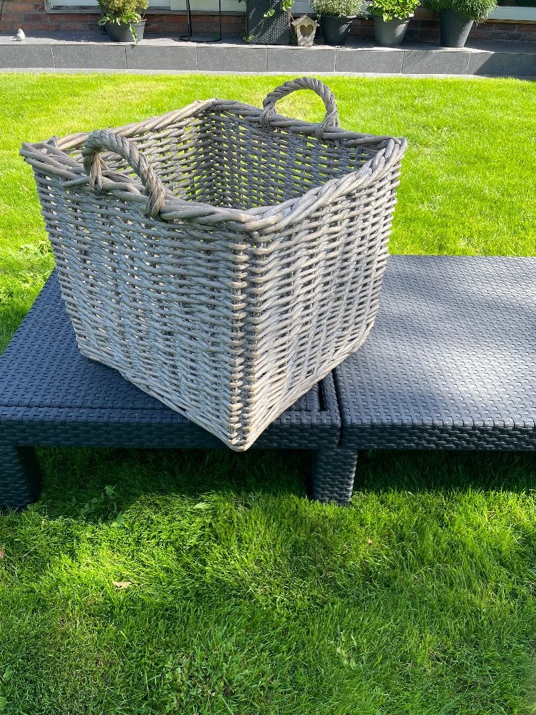 Prachtige grote rotan mand, Maison & Meubles, Accessoires pour la Maison | Plataux & Paniers, Tressé, Enlèvement, Panier, Bois