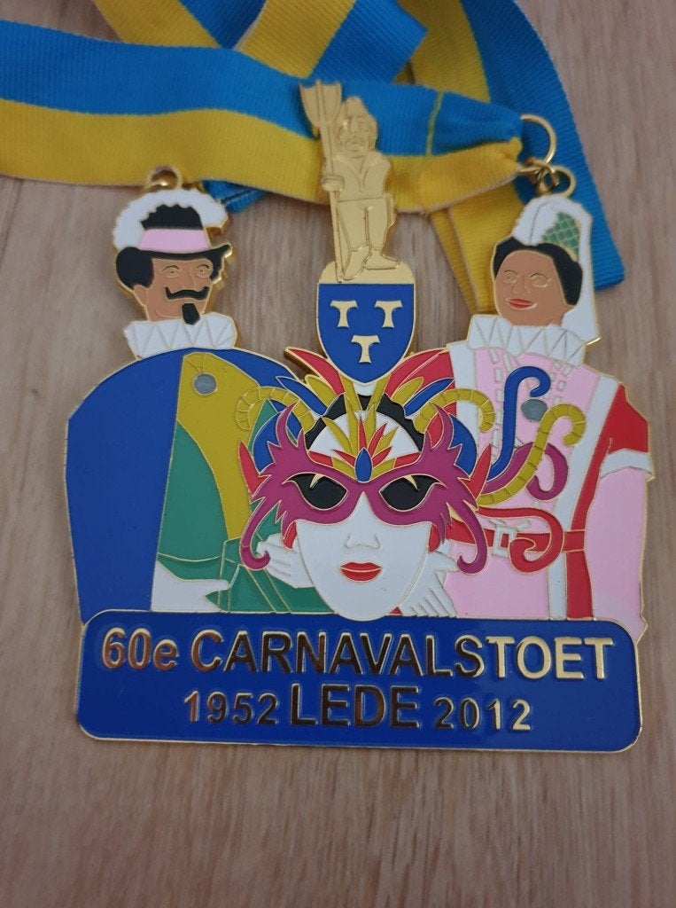 Carnaval medaille Lede 1952 - 2012, Ophalen of Verzenden