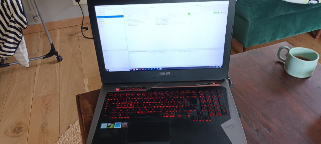 PC Asus gamer portable, Computers en Software, Windows Laptops, Gebruikt, 2 tot 3 Ghz, Core i7, ASUS REPUBLIC OF GAMER