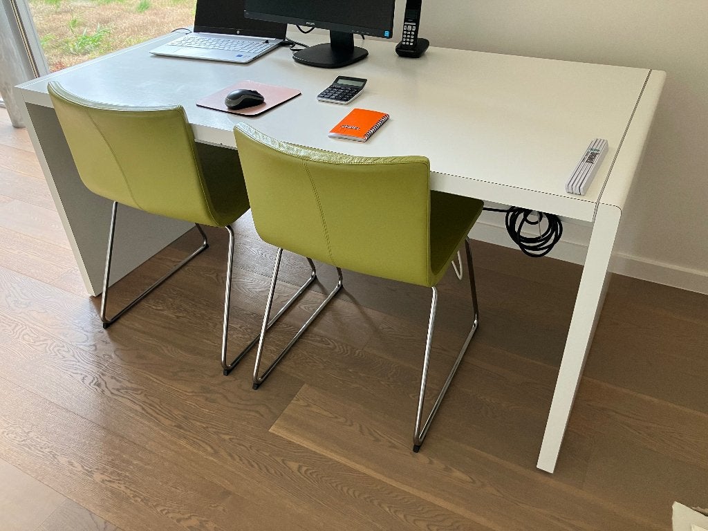 Bureau, Huis en Inrichting, Ophalen, 160 cm, Gebruikt, Spaanplaat of MDF