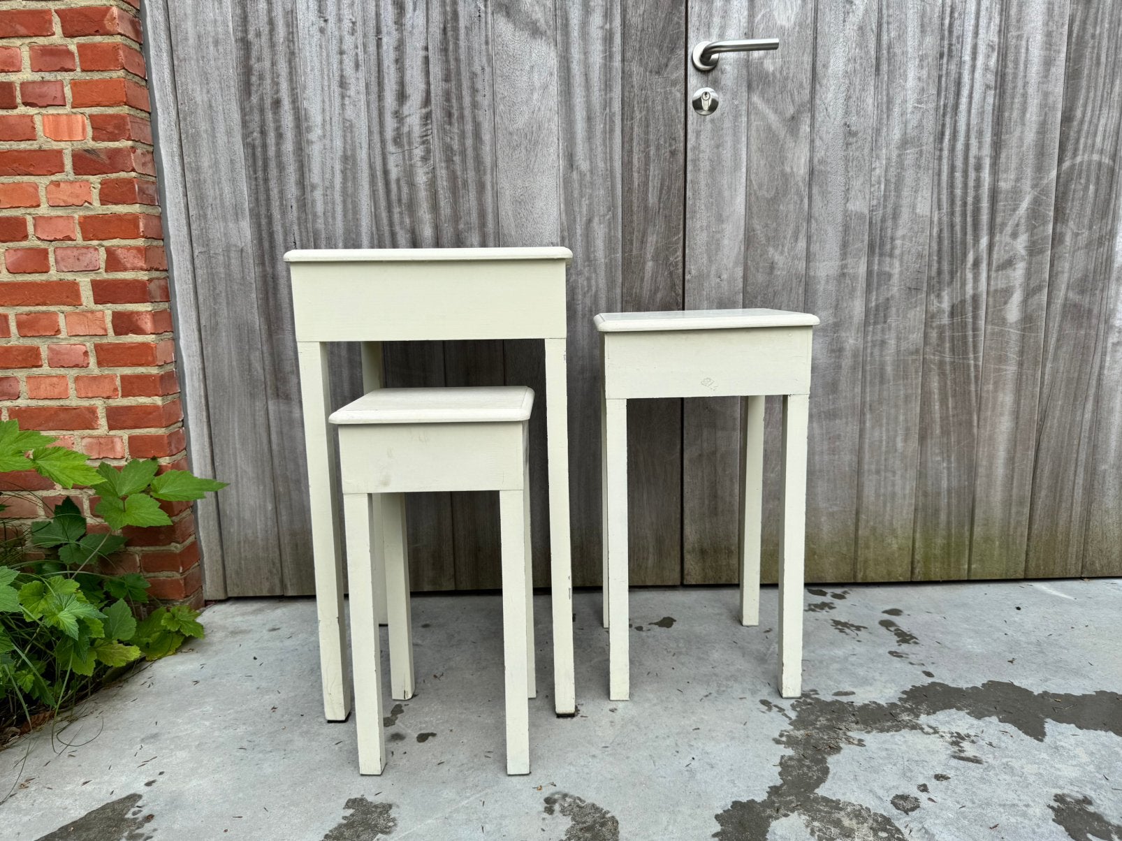 Bijzettafeltjes, Enlèvement, Utilisé, Carré, Bois