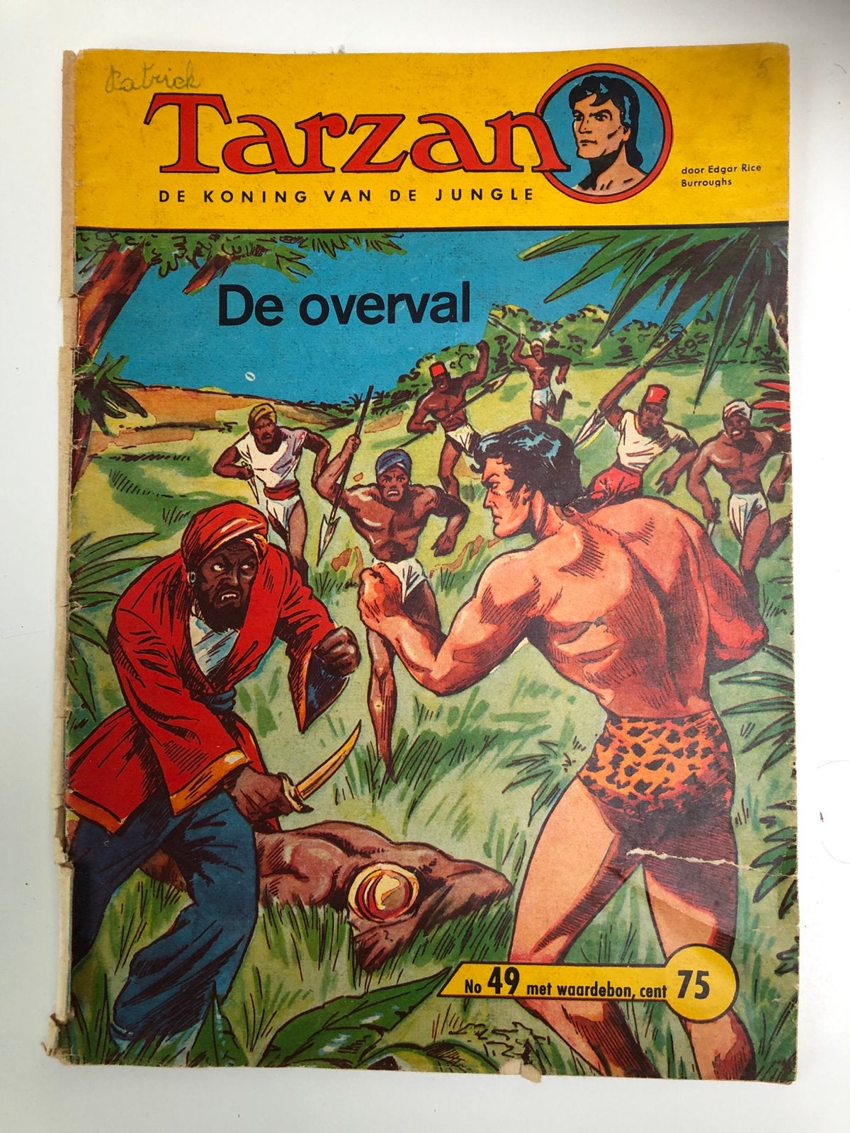Tarzan de koning van de jungle: de overval Strip nr 49, Boeken, Stripverhalen, Eén stripboek, Ophalen, Gelezen
