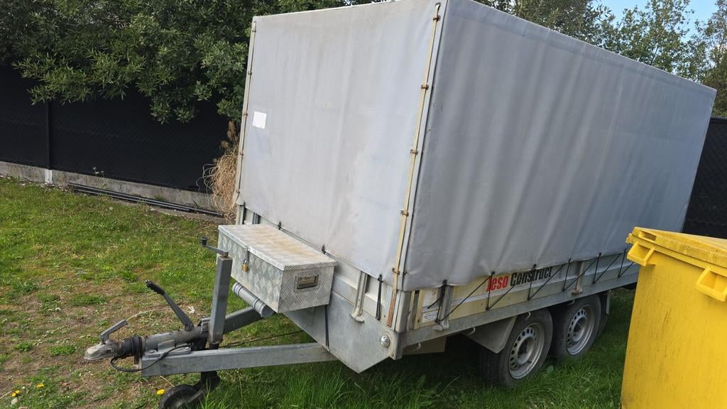 Aanhanger ansems 2.7t, Ophalen