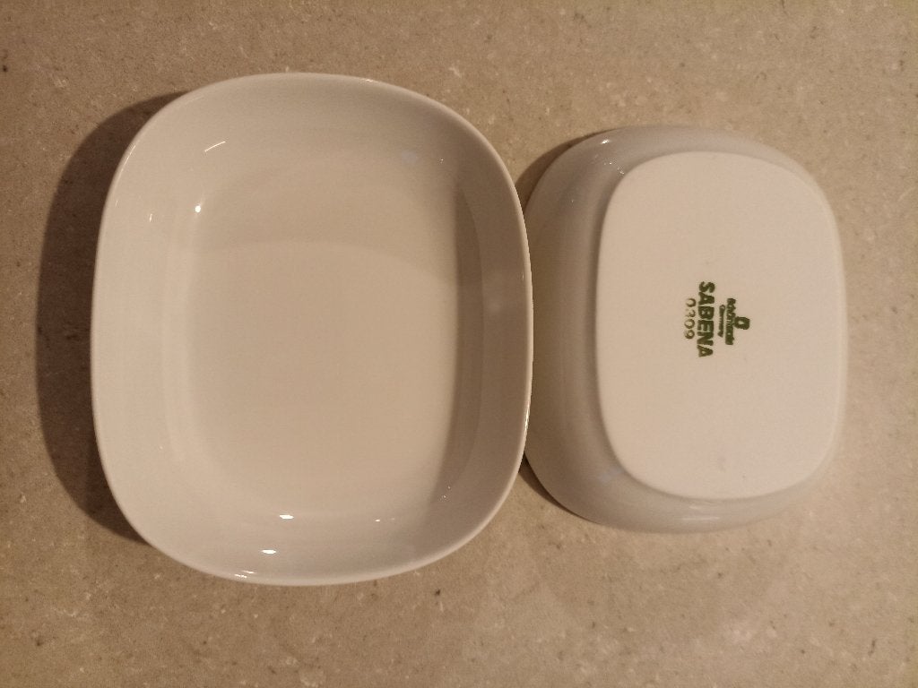 Plats en porcelaine blanche, Collections, Enlèvement, Utilisé, 1 à 20