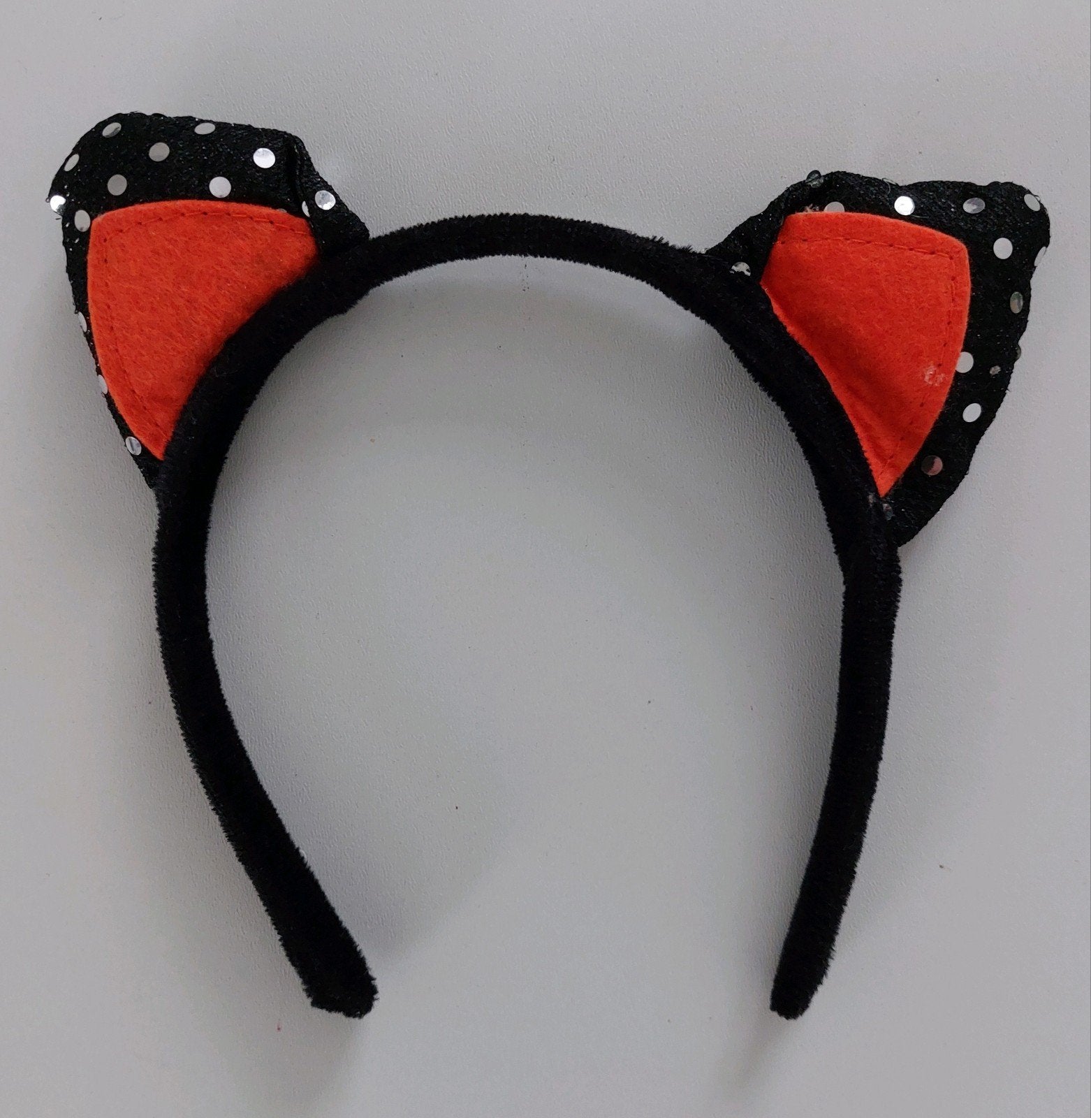 DIADEEM MET KATACHTIGE OORTJES, Ophalen of Verzenden