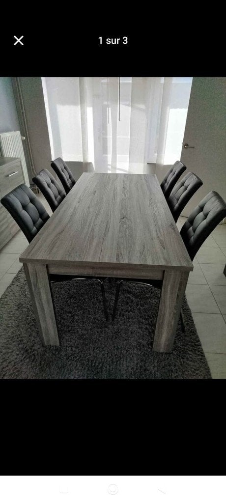 Salle à manger complète, Enlèvement, Utilisé, Moderne, 4 à 6 chaises