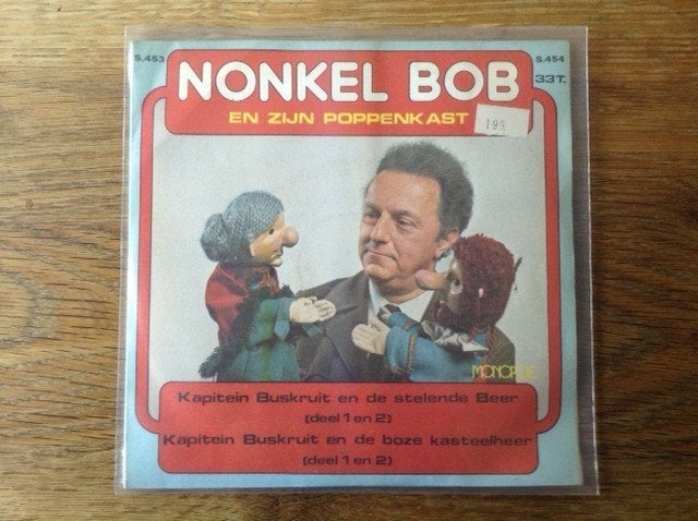single nonkel bob, Cd's en Dvd's, 7 inch, Ophalen of Verzenden, Beschermende buitenhoes, Nederlandstalig