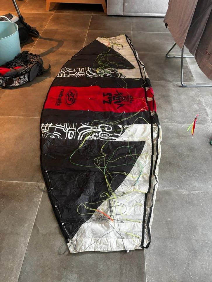 Radsails Aztec 2m - powerkite, Watersport en Boten, Windsurfen, Ophalen of Verzenden, Gebruikt