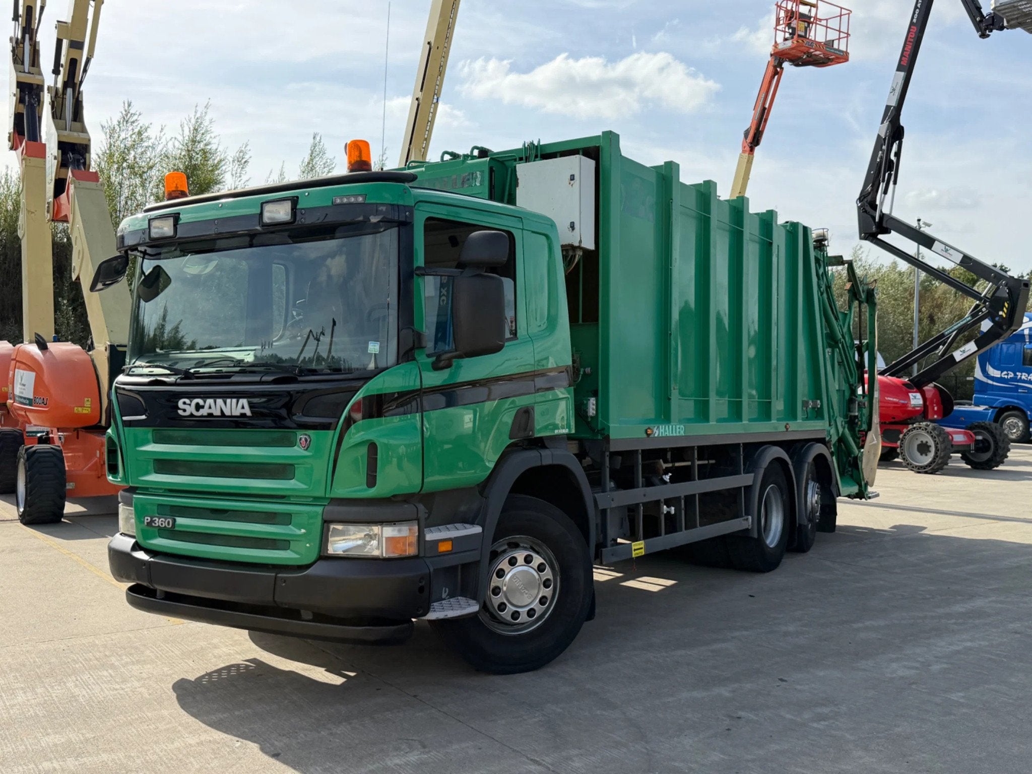 Scania P360 6x2 GARBAGE HALLER EURO5, Autos, Euro 5, Achat, Autres carburants, Automatique