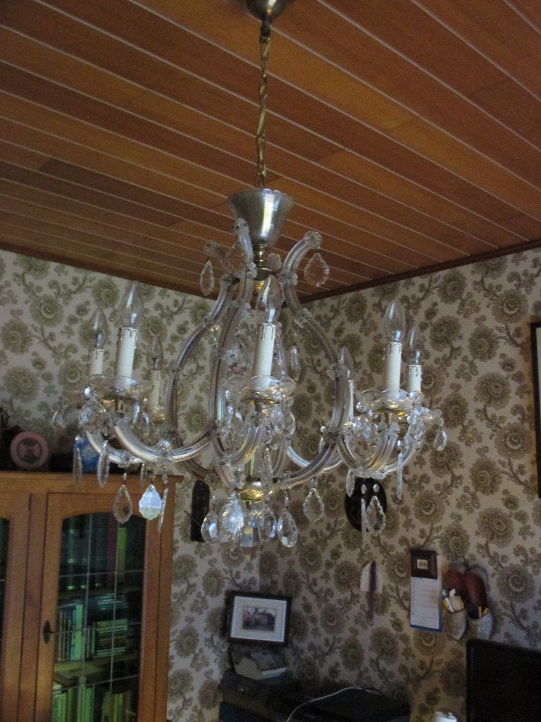 lustre, Klassiek, Comme neuf, Verre, Enlèvement