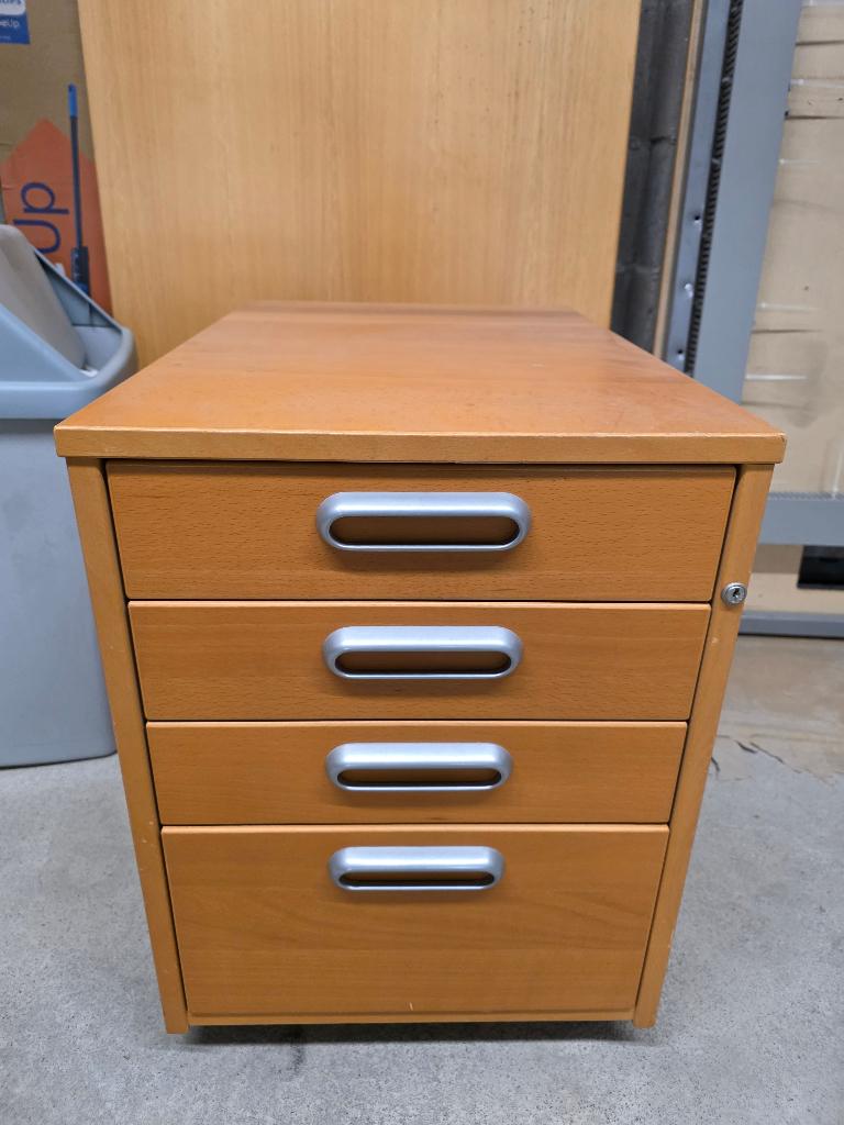 Ladeblok met 4 lades, Ophalen, Minder dan 50 cm, Gebruikt, 3 of 4 laden